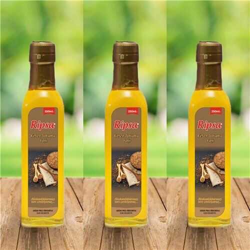 Ripsa Keten Tohumu Yağı 250 Ml (3 Adet )